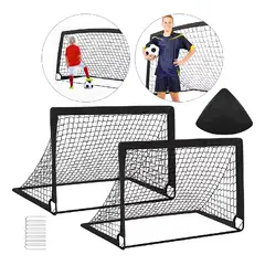 GENERICO - 2 Juego De Porterías De Fútbol Portátil Para Niños 120*90cm