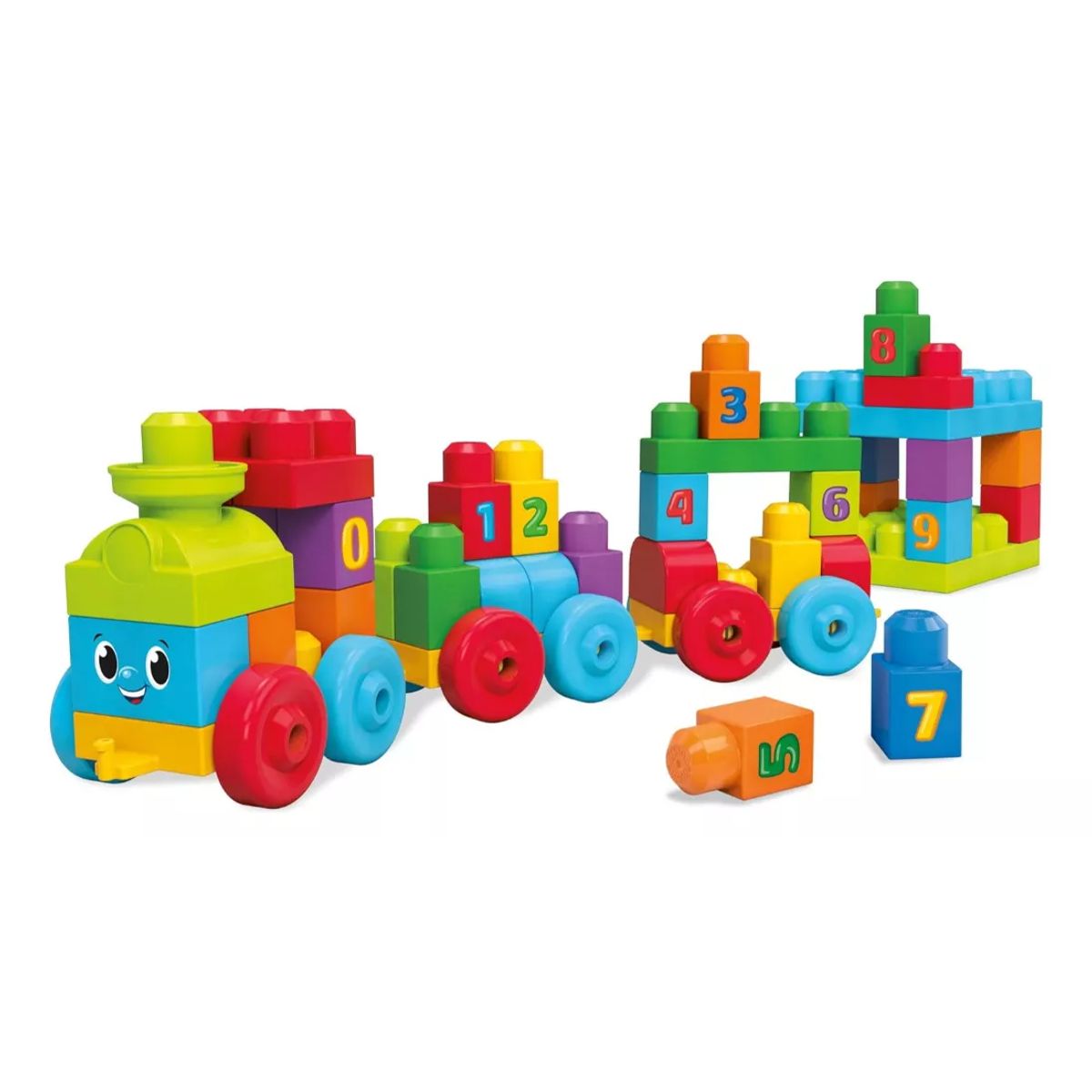 GENERICO - Tren Armable De Juguete Con Bloques Abc Didáctico 50 Piezas
