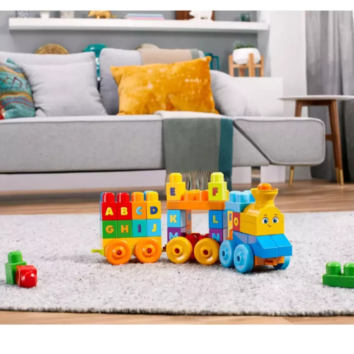 GENERICO - Tren Armable De Juguete Con Bloques Abc Didáctico 50 Piezas