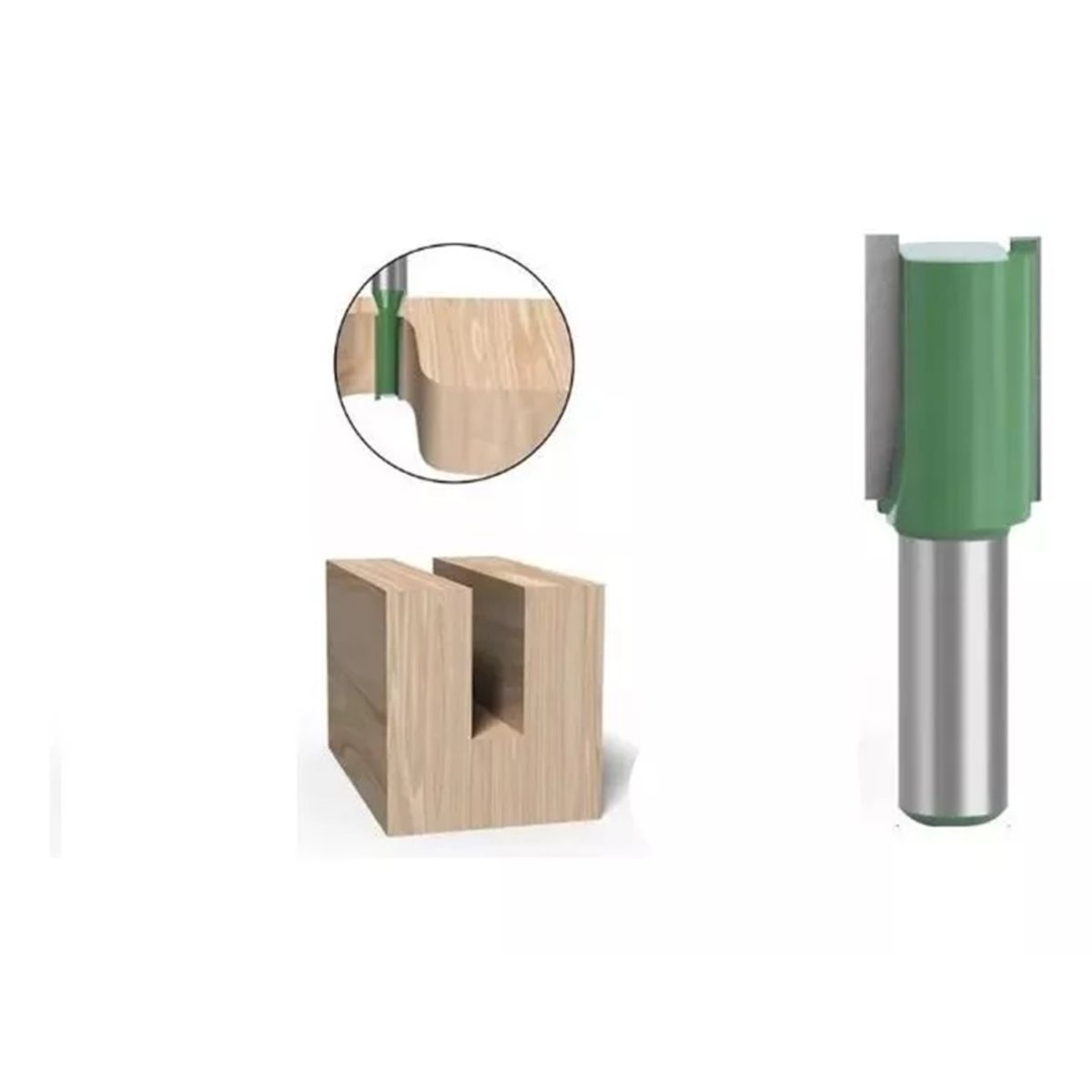 GENERICO - FRESA MADERA RECTA TOMA ½  x 20 mm