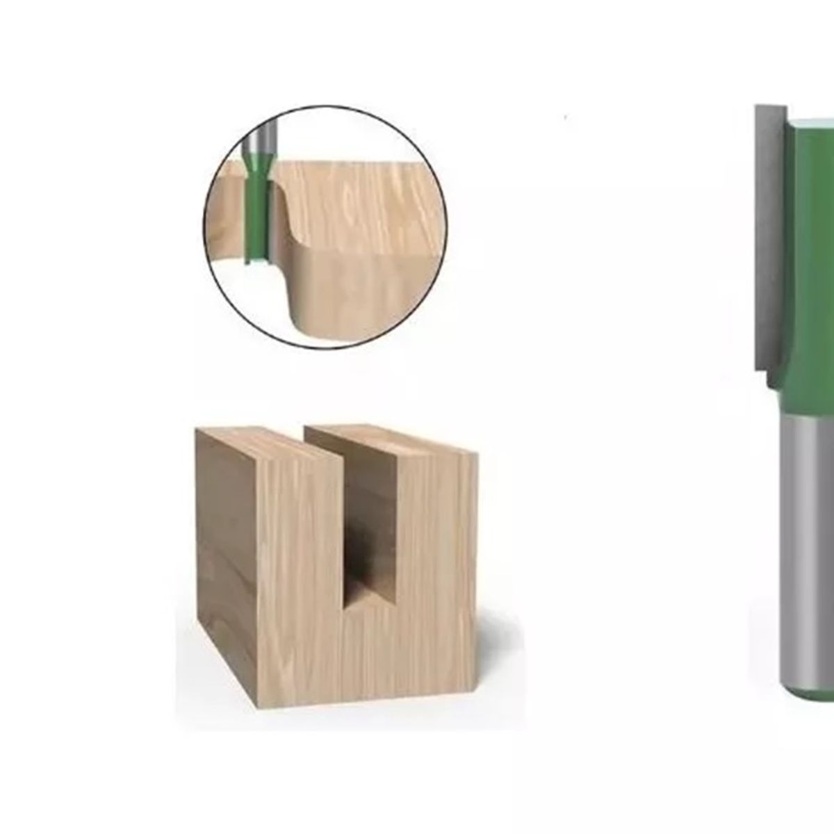 GENERICO - FRESA MADERA RECTA TOMA ½  x 18 MM