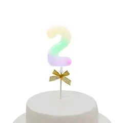 GENERICO - TOPPER TORTA NUMERAL LED 2