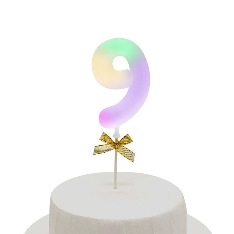 GENERICO - TOPPER TORTA NUMERAL LED 9