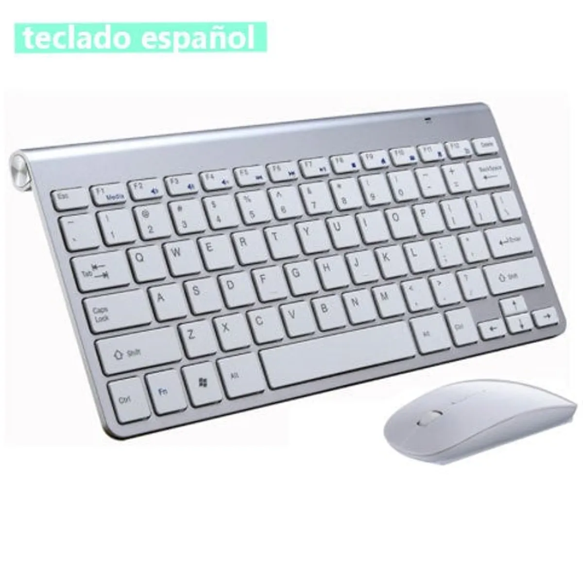 FACTORYTECH - Kit MouseTeclado compatible con Mac y Notebook Inalambrico