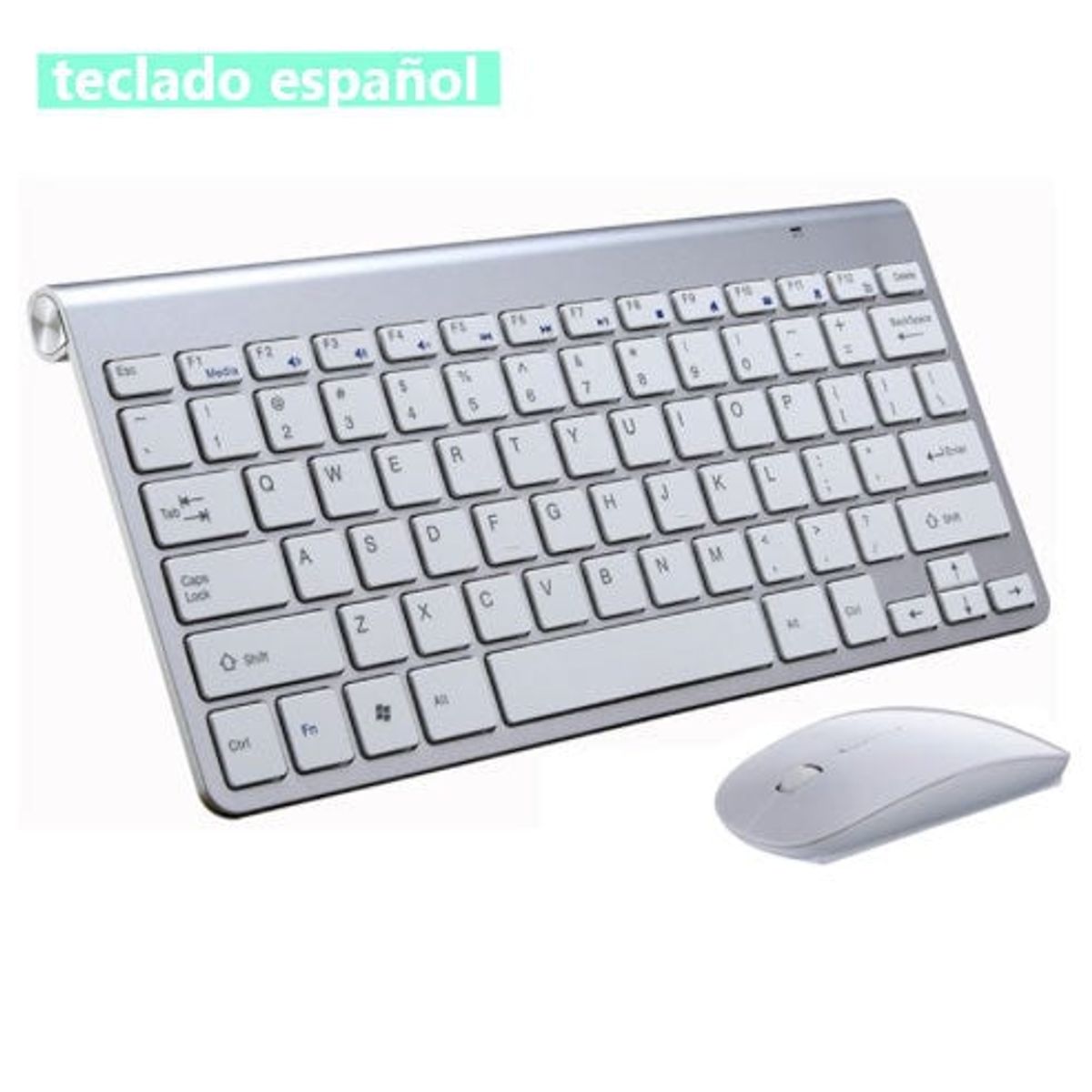 FACTORYTECH - Kit MouseTeclado compatible con Mac y Notebook Inalambrico