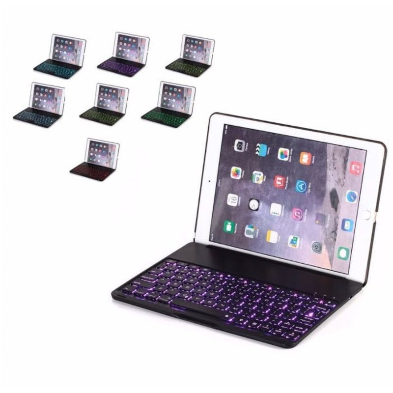 FACTORYTECH - Funda Teclado Bluetooth compatible con iPad Pro 11 2018 Blk