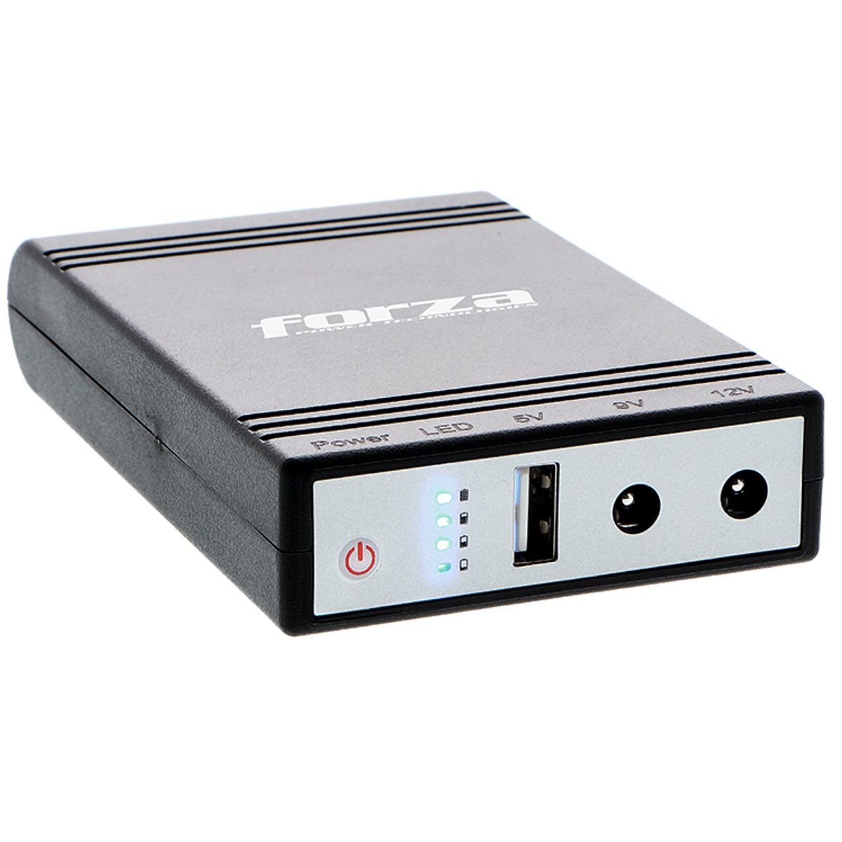 FACTORYTECH - Mini UPS PowerBank Routers DVR Camaras Notebooks 14W USB 5 9 12V Forza