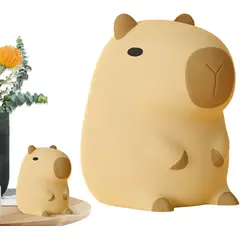 KUANGYE - Luz Nocturna De Capibara De Silicona Suave LED Recargables