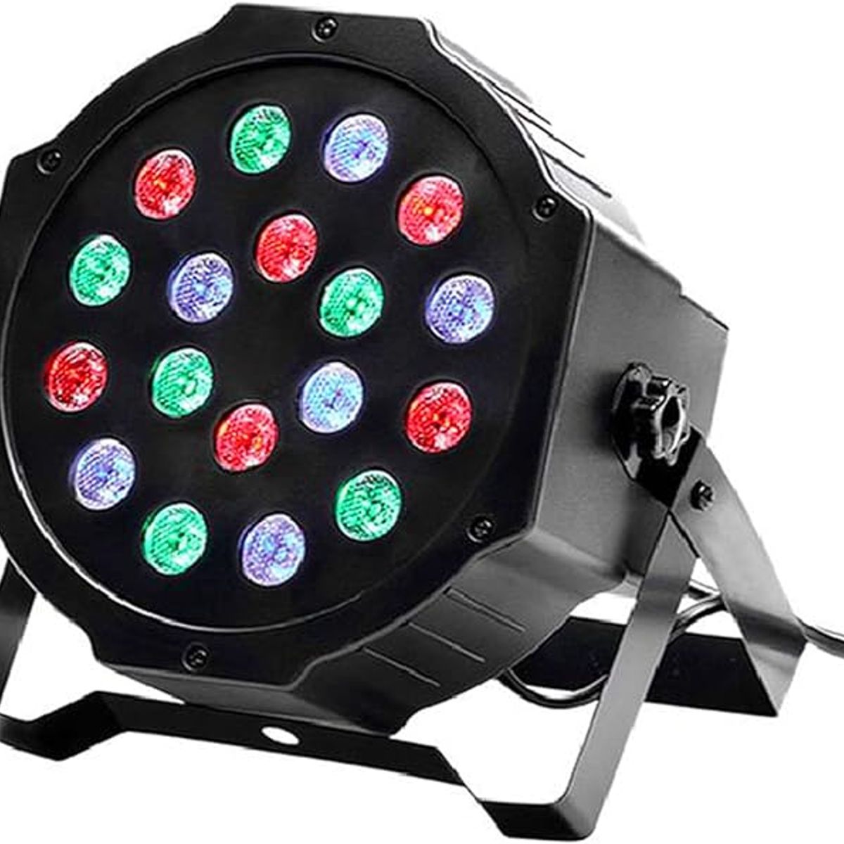 GENERICO - Foco Slim Par 18 Led Luz Disco Rgb Dmx Colgante Potente
