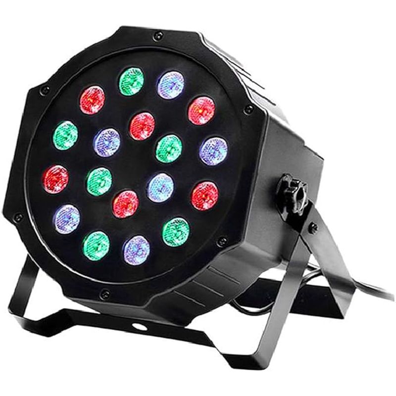 GENERICO - Foco Slim Par 18 Led Luz Disco Rgb Dmx Colgante Potente