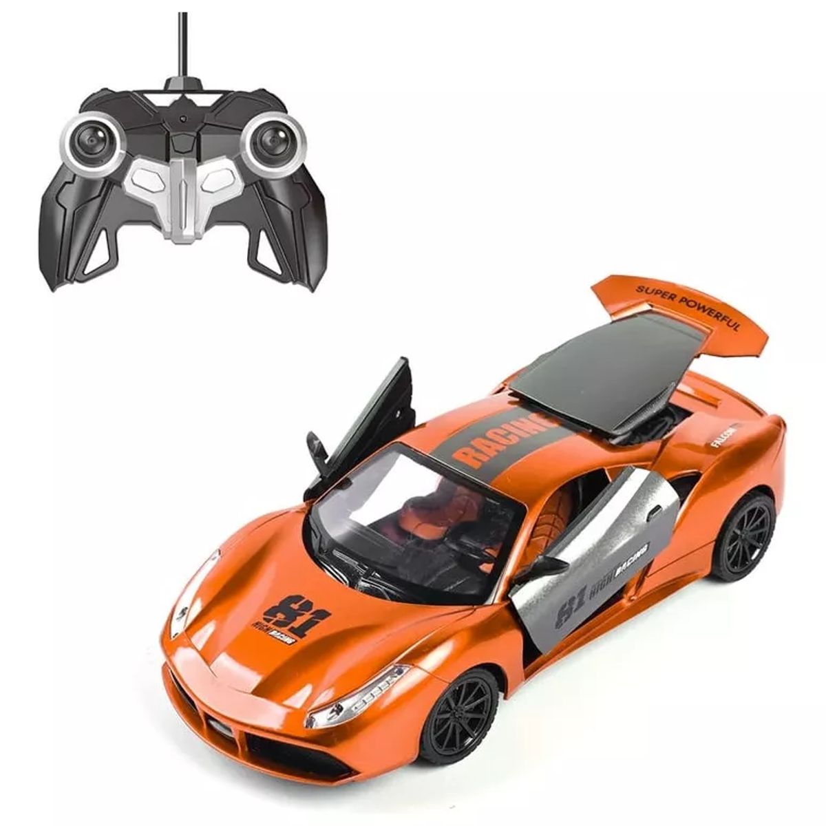 GENERICO - Juguete Carro Ferrari De Tres Puertas Control Remoto Con Luz