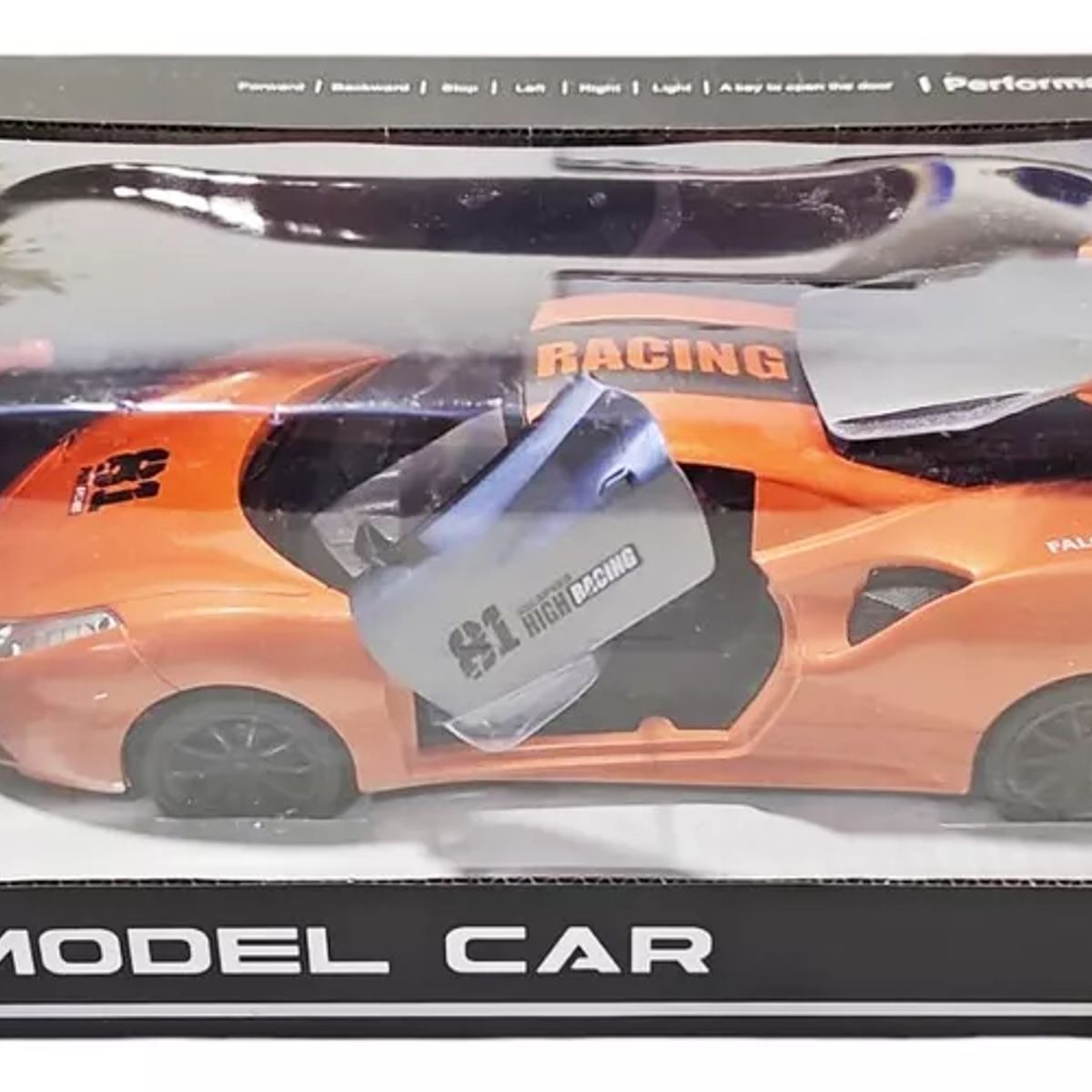 GENERICO - Juguete Carro Ferrari De Tres Puertas Control Remoto Con Luz