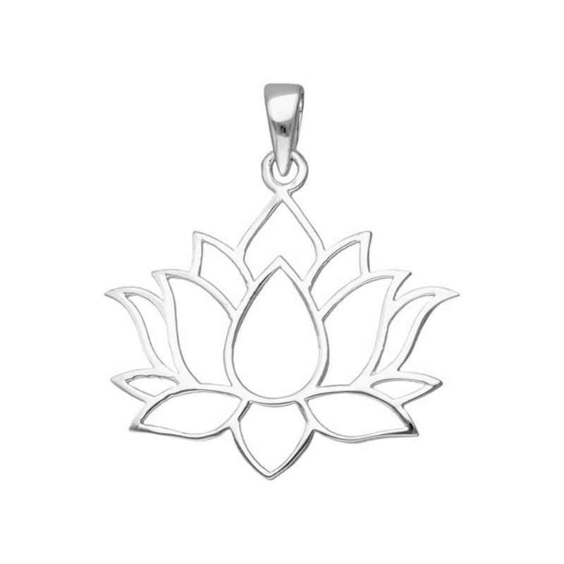 GENERICO - Colgante de Plata Flor de Loto