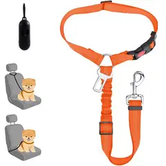 EDWINAYY - Cinturón Seguridad Para Perro Gato En Auto Mascota- Viajes