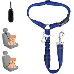EDWINAYY - Cinturón Seguridad Para Perro Gato En Auto Mascota- Viajes