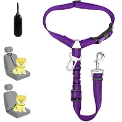 EDWINAYY - Cinturón Seguridad Para Perro Gato En Auto Mascota- Viajes