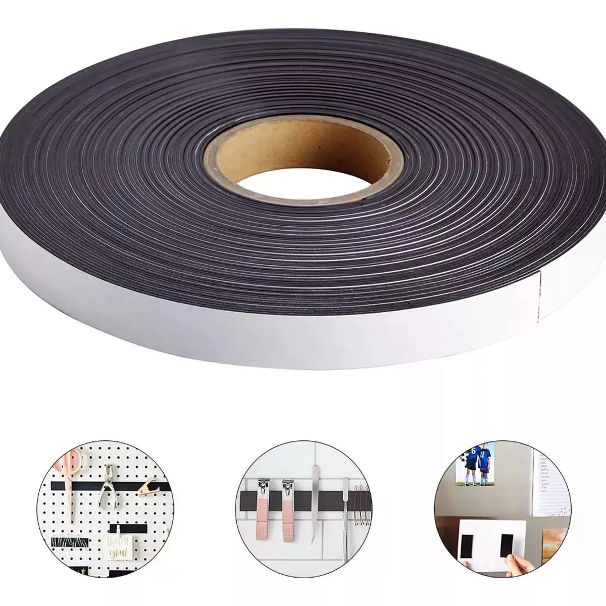 KUANGYE - Cinta Magnetica Adhesiva 2cm X 2metros Multiuso Multiproposi