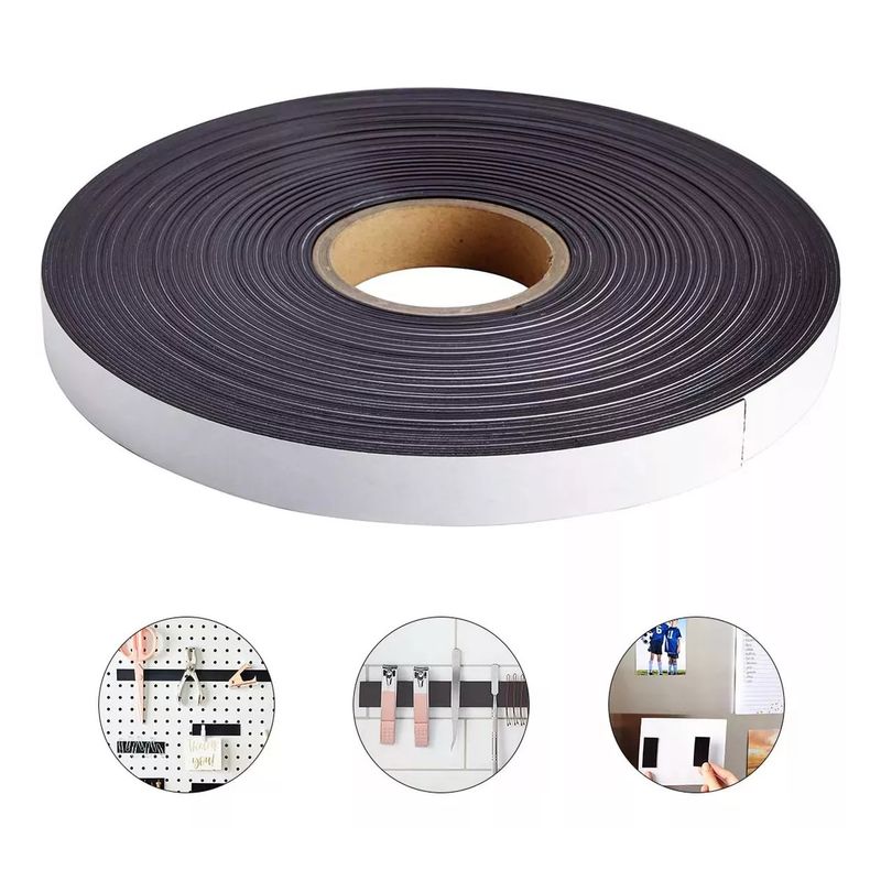 KUANGYE - Cinta Magnetica Adhesiva 2cm X 2metros Multiuso Multiproposi