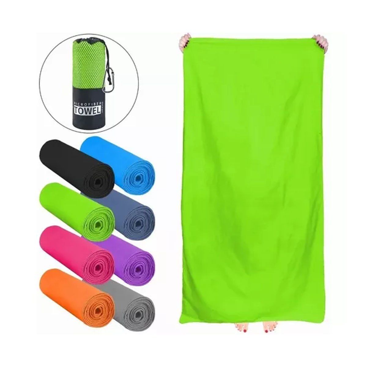 EDWINAYY - Toalla Deportiva Secado Rápido Microfibra Absorbenteportatil