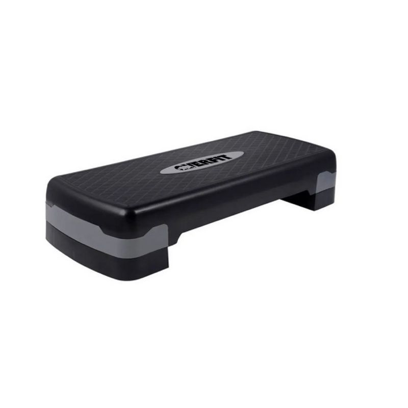 GENERICO - Step Aeróbico Ajustable 2 Niveles Antideslizante Black