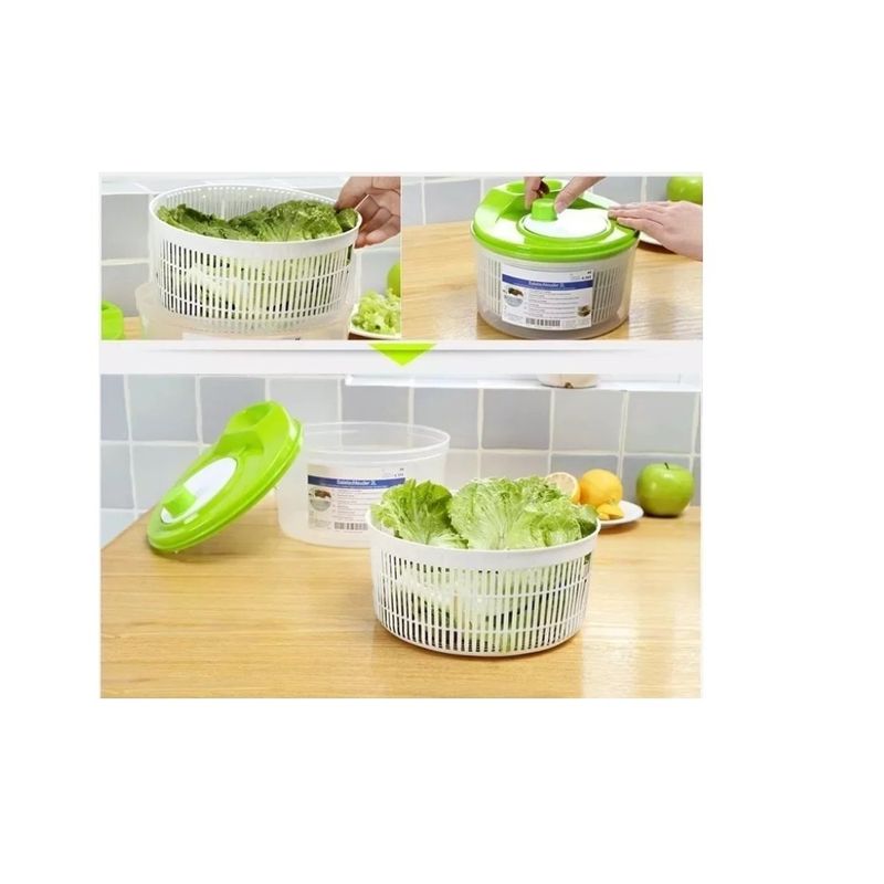 GENERICO - Secador De Verdura Ideal Para Tus Ensaladas Frescas Green