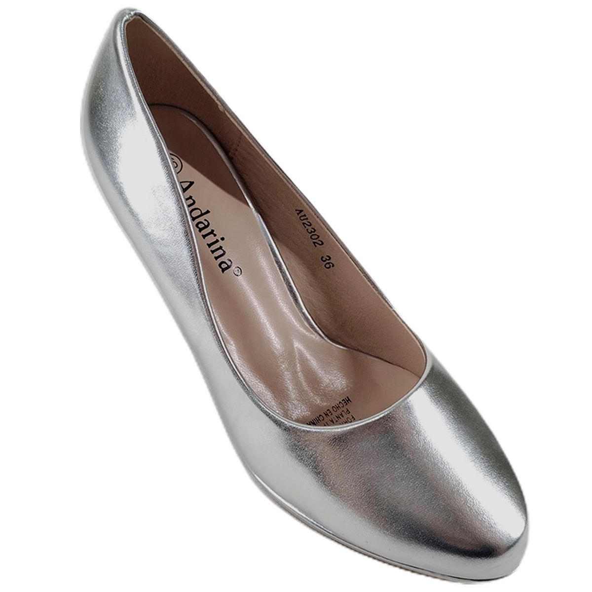 YASSNE - Zapato Charol Formal de Mujer Taco Alto AU2
