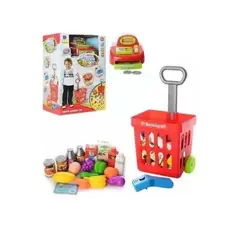 GENERICO - Set Juego Supermercado Caja Carro Niño Niña  Accesorios