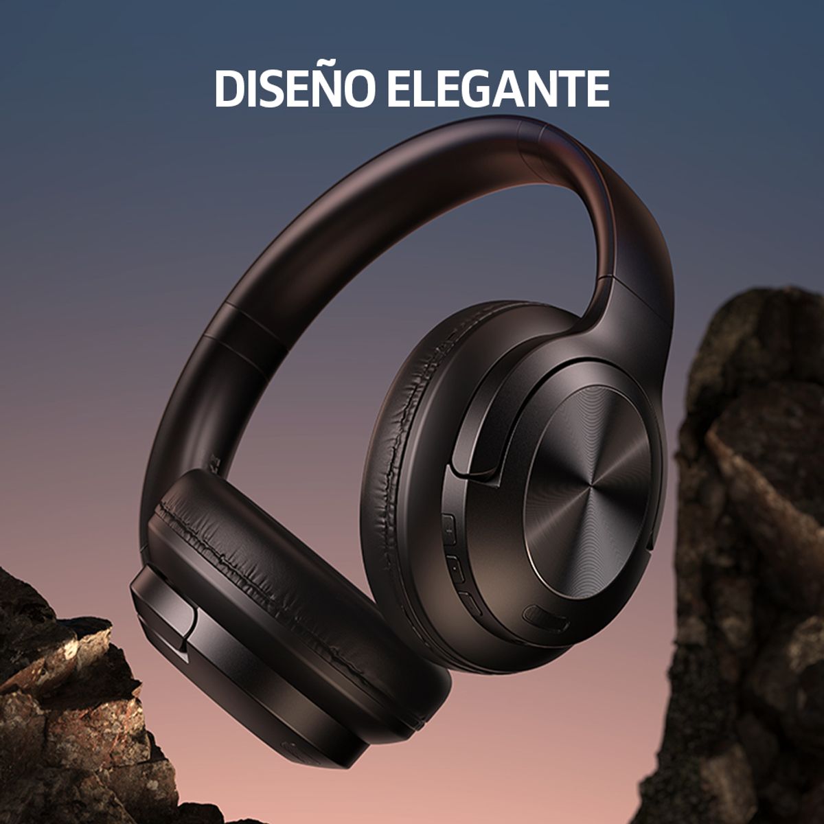 USAMS - Audifonos Bluetooth Inalambricos Headset Usams YH21 Ligero Negro