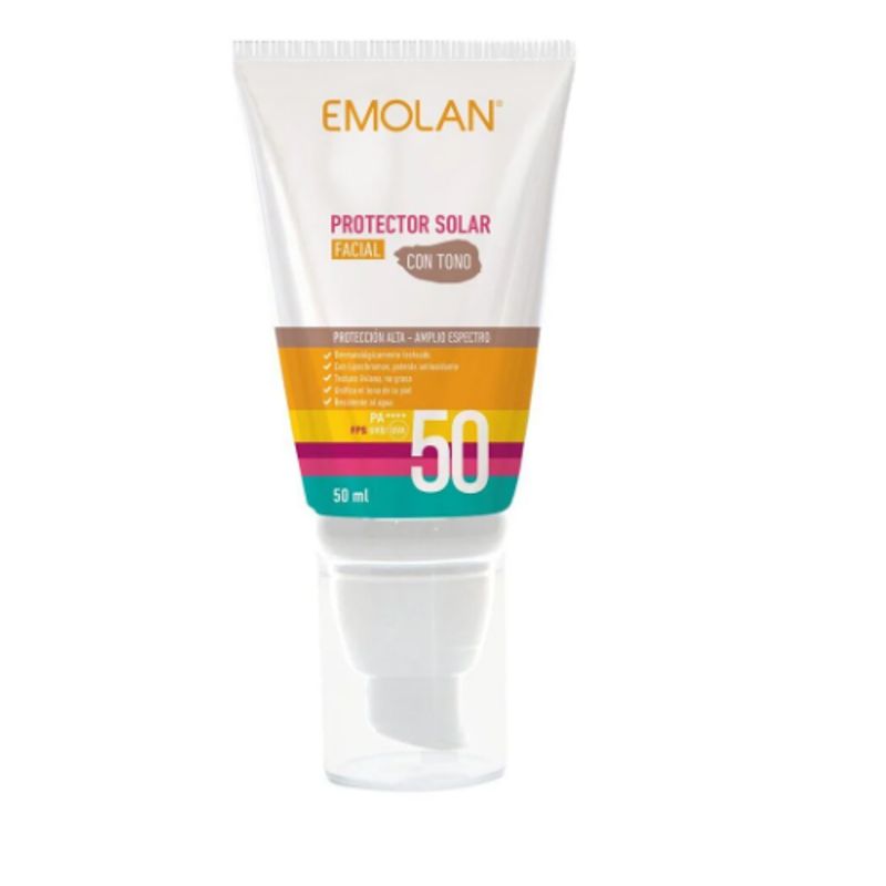GENERICO - Solar Facial con Tono Fps50 50ml Emolan