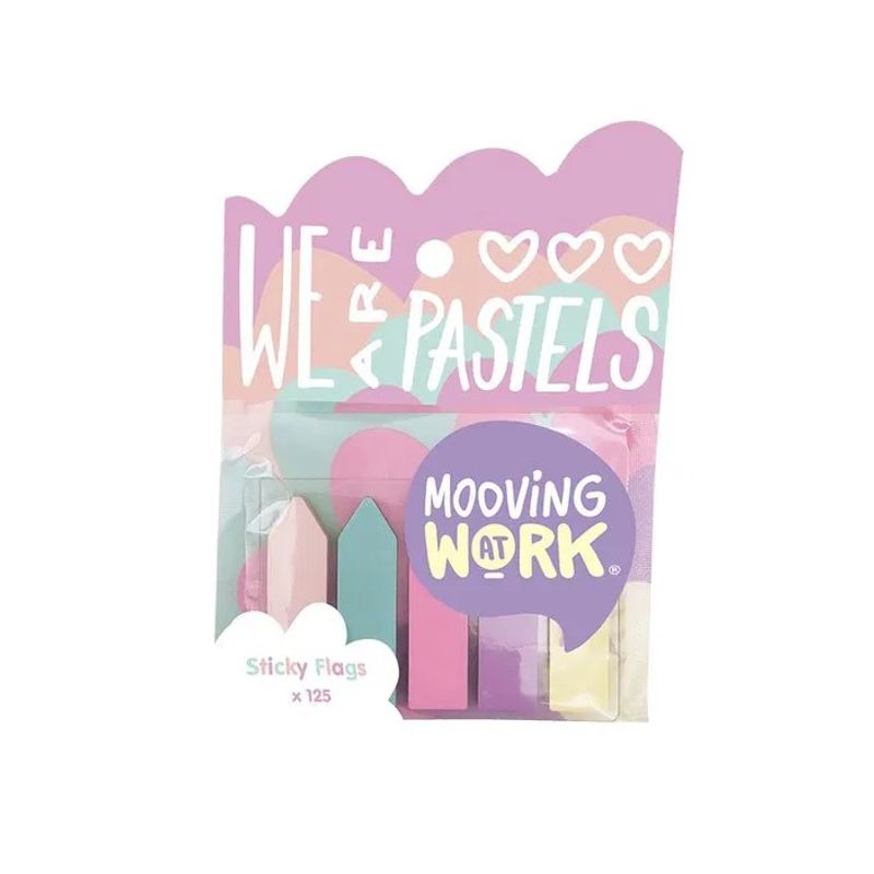 MOOVING - Set Banderitas Señaladoras Colores Pastel