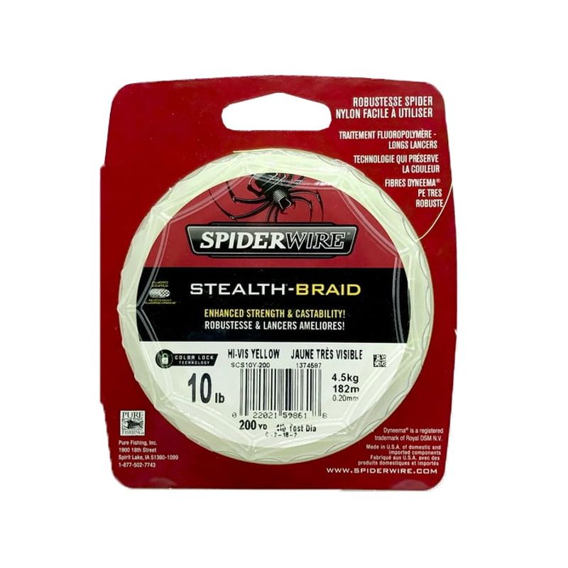 STEALTH - Linea Multi Stealth Braid SPIDERWIRE 10 lb