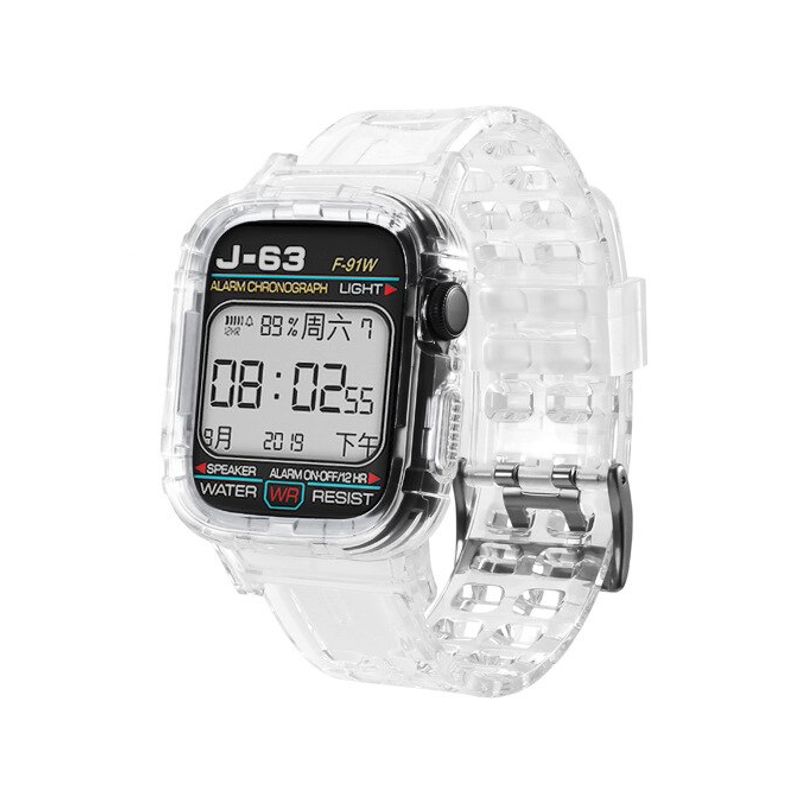 FACTORYTECH - Correa Para Applewatch Silicona 384041mm Vintage C Transparente