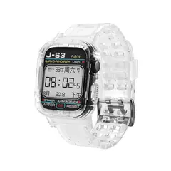FACTORYTECH - Correa Para Applewatch Silicona 384041mm Vintage C Transparente