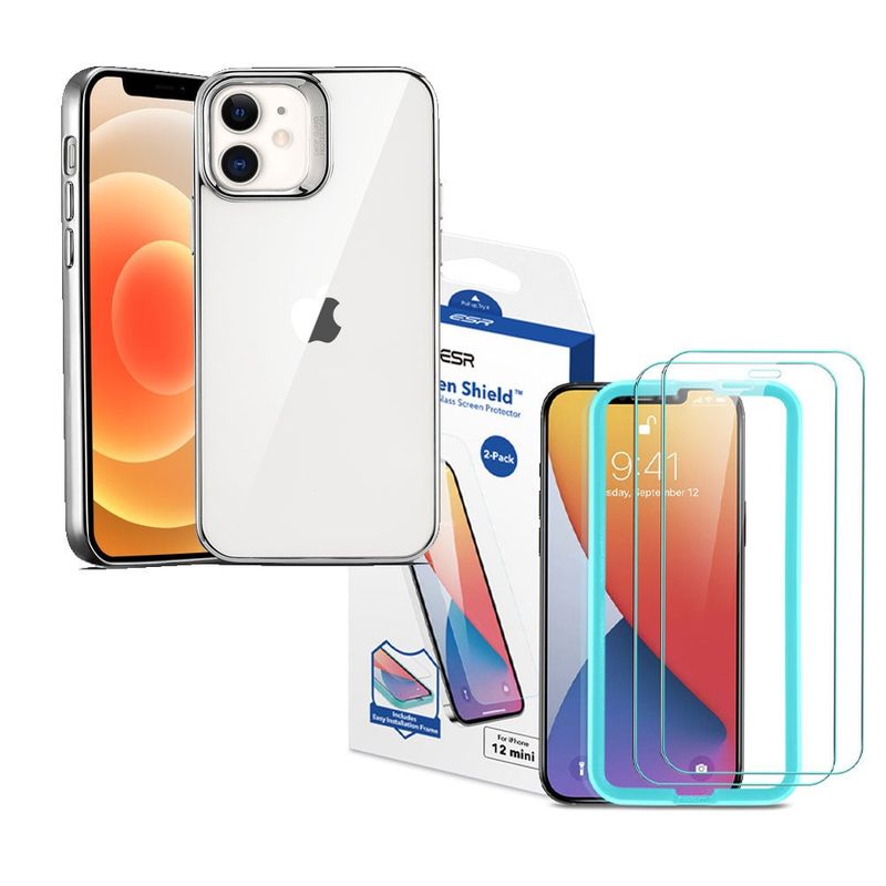 FACTORYTECH - Carcasa compatible con iPhone 12 Mini Premium Halo Esr