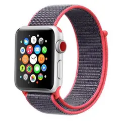FACTORYTECH - Correa para Applewatch Nylon Fucsia Grafito 42444549mm