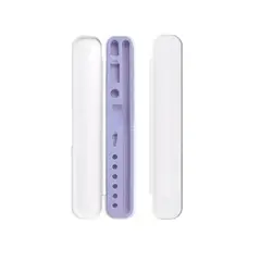 FACTORYTECH - Estuche Protector Para Apple Pencil y Accesorios Blanco Lila