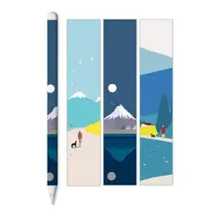 FACTORYTECH - Set Adhesivos Protectores para Applepencil 1 Diseño Paisaje