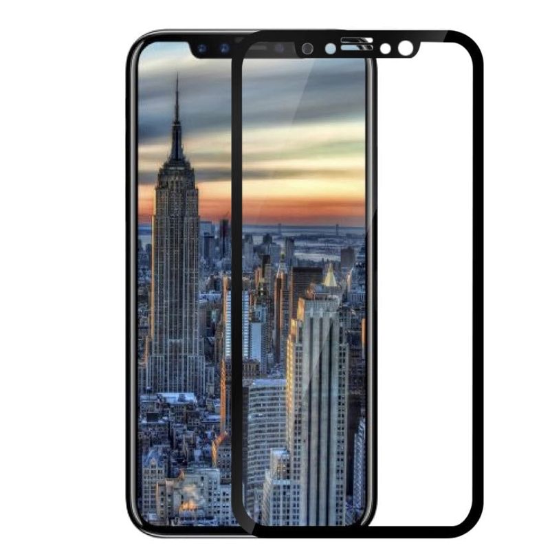 FACTORYTECH - Lamina Vidrio compatible con iPhone 11  Xr Completa Negra