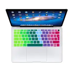 FACTORYTECH - Protector Teclado para Macbook Air A2179 A2337 M1 M2 M3 Arcoiris
