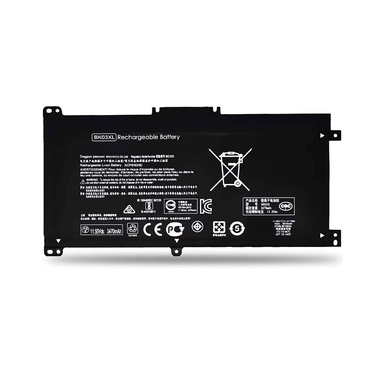 FACTORYTECH - Batería Para HP Pavilion X360 BK03XL HSTNN-UB7G TPN-W125