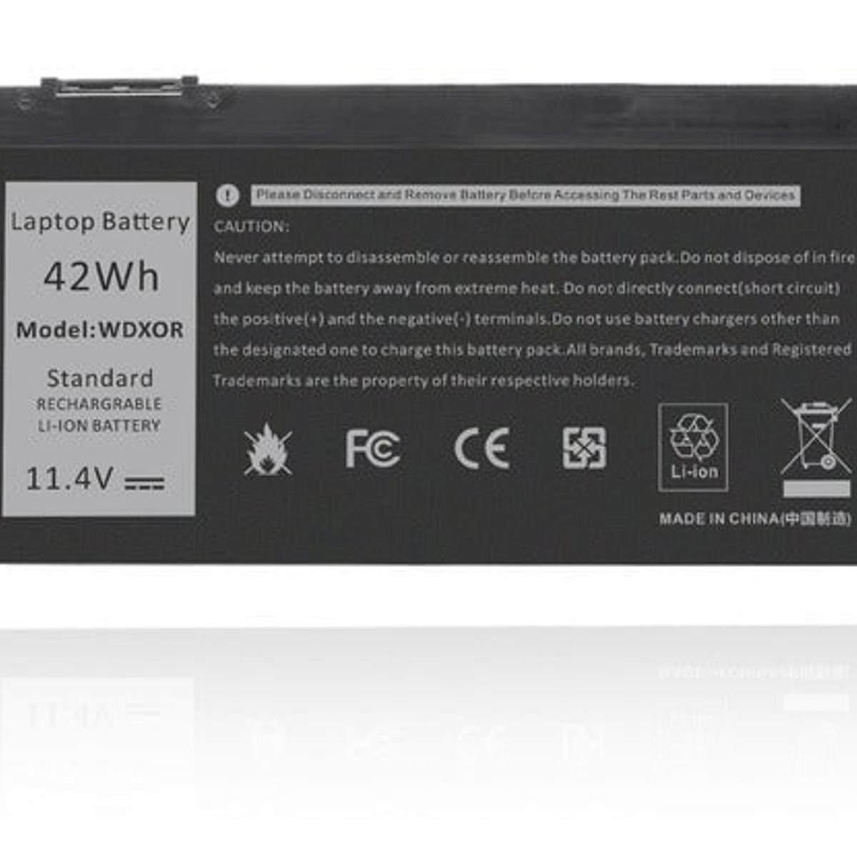 FACTORYTECH - Bateria para Dell WDX0R Inspiron 131517