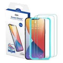 FACTORYTECH - Lamina Vidrio Para iPhone 12 Mini 2und Facil Instalacion