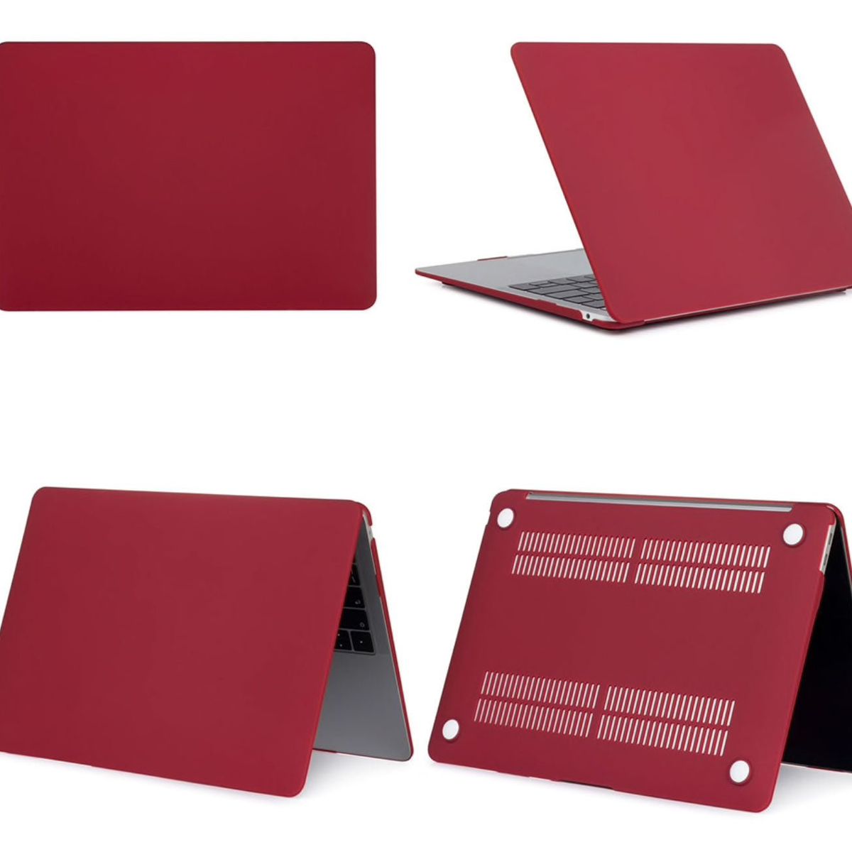 FACTORYTECH - Carcasa Para Macbook Air 13  133 A1466 Burdeo