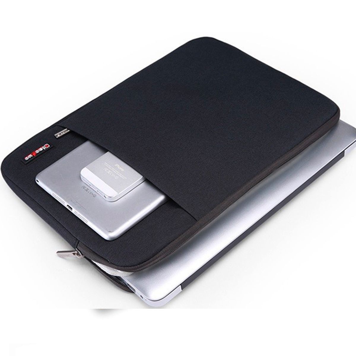 FACTORYTECH - Funda Acolchada Para Macbook Air Pro 13 Goforit Negro