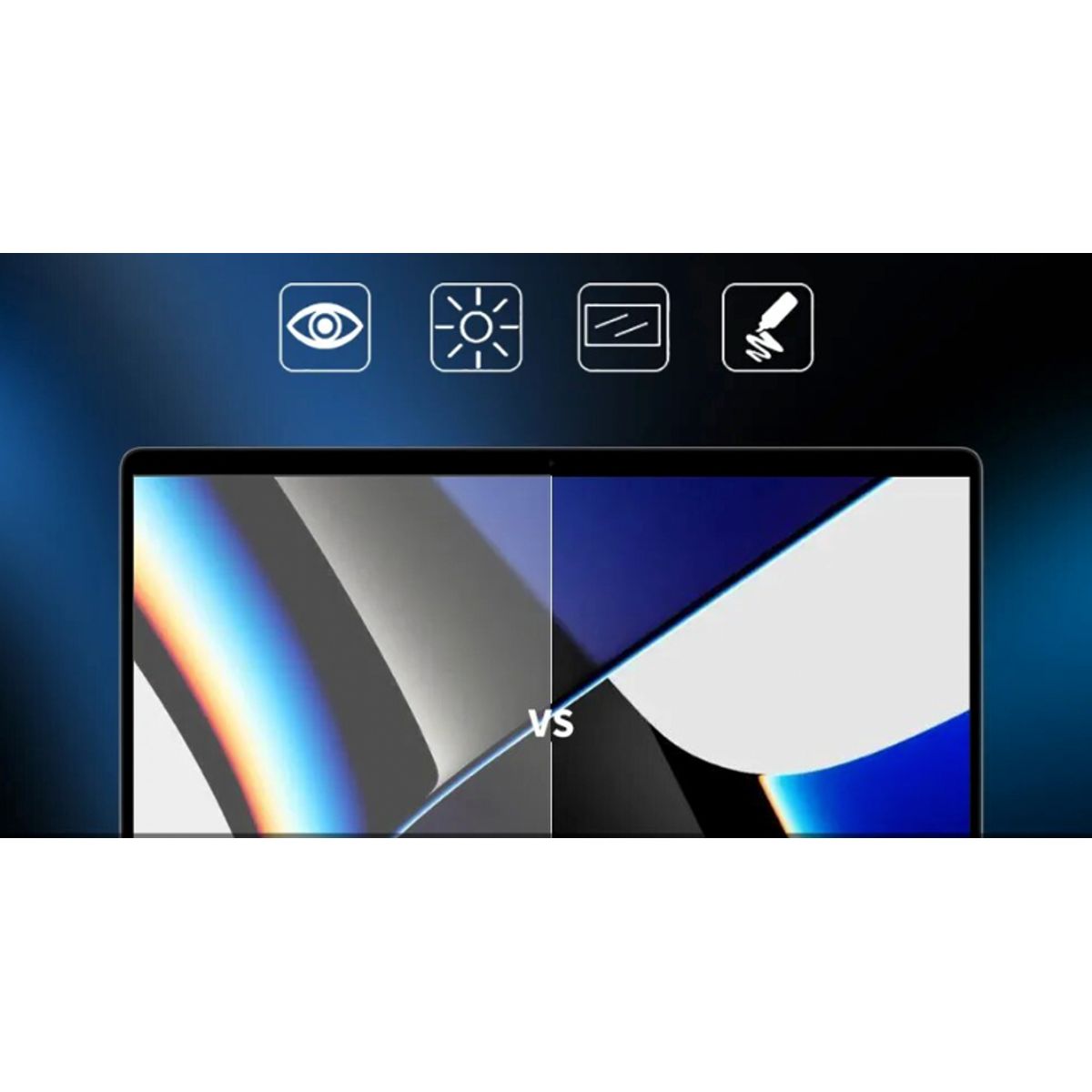 FACTORYTECH - Lamina Vidrio Flexible UDMA Para Macbook Pro 13 A2251 A2289