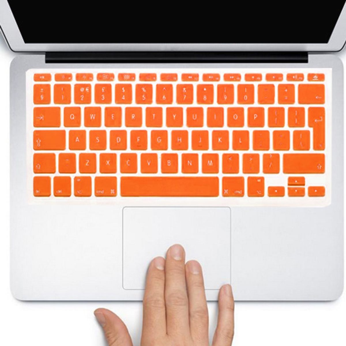 FACTORYTECH - Protector Teclado compatible con Macbook Pro  Air  Naranja