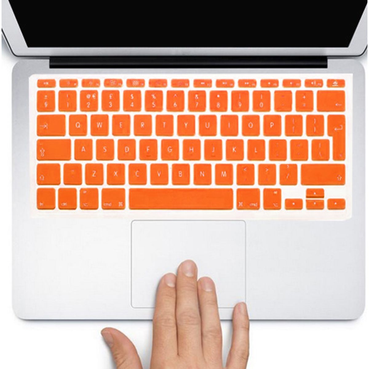 FACTORYTECH - Protector Teclado compatible con Macbook Pro  Air  Naranja