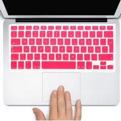 FACTORYTECH - Protector Teclado Para Macbook Pro Air 13 Fucsia