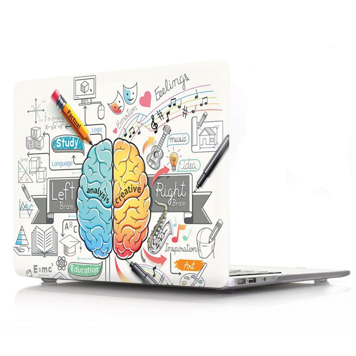 FACTORYTECH - Carcasa Para Macbook Air 13 2018-2021 M1 2337 Brain Study