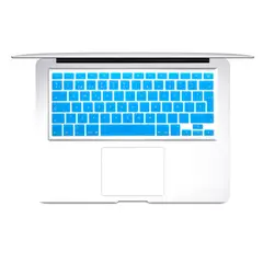 FACTORYTECH - Protector Teclado compatible con Macbook Pro Air A1278 A1466 Celeste